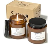 HomFilix Candele per dormire, regalo per donne e uomini, candele profumate alla lavanda, set regalo per ansia, lavanda promuove il sonno, la camomilla allevia lo stress, rilassamento/regalo di