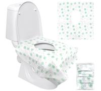 Homgaty 20 PZ Copriwater Usa e Getta, Copri Water Wc Usa e Getta Wc Portatile Bambini Impermeabile da Viaggio e Addestramento Vasino/L (Quadrifoglio)