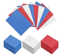 Homgaty Buste Proteggi Carte 300 PZ,66 x 91 MM Card Sleeves Sleeves Magic Trasparenti,Bustine Protettive Yugioh per Giochi di Carte Collezionabili, Magic The Gathering (Blu, Bianco, Rosso)