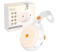 HOMGEN Macchina Rumore Bianco con 12 Suoni Macchina Rumore Bianco Neonato Portatile Luce Notturna White Noise Machine Succhietto con Timer per il Sonno