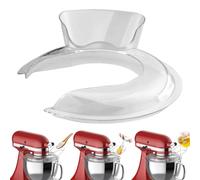 HOMGEN Protezione Versatore per KitchenAid 4,5 e 5 Quart Frullatore con Testa Ribaltabile Protezione dagli Schizzi Trasparente Perfetta per Ciotola in Acciaio Inox Kitchenaid Ciotola in Vetro