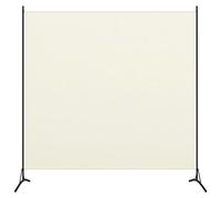 Homgoday 1 pannello divisorio bianco 175 x 180 cm, pannello pieghevole, divisorio mobile, separatore in tessuto, separatore per la privacy, arredo da parete, per interni, camera da letto, ufficio,