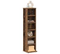 Homgoday Arredo Mobile Porta CD Legno Vecchio 21x20x88 cm in Legno Multistrato,Arredo Credenza Armadio da Cucina, Mobiletto Portaoggetti Ripiani Salvaspazio Mobiletto Armadio di Stoccaggio