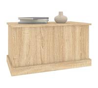 Homgoday Contenitore Portaoggetti Rovere Sonoma 70x40x38 cm Legno Multistrato, Armadietto Interni, Tavolo Contenitore da Giardino, Armadio Porta Attrezzi, Armadio Portascope Interna per Bagno Interno