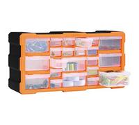 Homgoday Mobile Contenitore con 22 Cassetti 49x16x25,5 cm, Modulare Cassettiera Porta Viti, Cassetti Scaffale Divisori Organizzatore per Viti, Scaffale per Giocattoli per Cameretta, Soggiorno