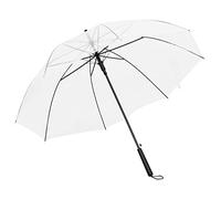 Homgoday Ombrello trasparente da 100 cm per la pioggia di casa e giardino