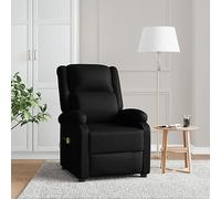 Homgoday Poltrona Massaggiante Nera in Similpelle, Poltrona Massaggiante Poltrona Reclinabile Relax, Sedia da Massaggio Poltrona Relax Tutto Il Corpo Model344181