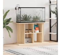 Homgoday Supporto per acquario, mobiletto per acquario, armadio per acquario, mobiletto sotto-acquario, tavolo per acquario, armadio per terrario, supporto per acquario, rovere Sonoma, 100 x 40 x 60