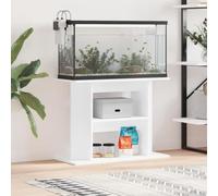 Homgoday Supporto per acquario, mobiletto per acquario, mobiletto per acquario, base per acquario, tavolo terrario, armadio per acquario, supporto bianco, 80 x 35 x 60 cm