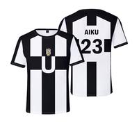 Homidam Unisex Uomo Donna Anime Blue Lock Cosplay T-Shirt Collo Rotondo Manica Corta Tees Tops(White 23 Aiku,XL)