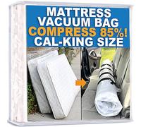 Homie Cal-King - Sacco sottovuoto per materasso in memory foam o a molle interne, compressione e stoccaggio per spostamenti e ritorni