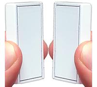 Homie Pesi magnetici per Tenda da Doccia di magneti Impermeabili + Custodia per Il Trasporto, Grande Decorazione per la casa per Il Bagno, Fodera, Bandiere e velatura, Clip sul Fondo (Bianco)