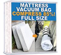 Homie Sacco sottovuoto per materasso, sacchetto richiudibile per materassi in memory foam o a molle interne, compressione e stoccaggio per traslochi e ritorni (completo)