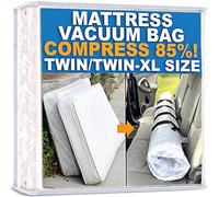 Homie Sacco sottovuoto per Materasso, Sacchetto sigillabile per materassi in Memory Foam o a Molle Interne, Compressione e stoccaggio per traslochi e ritorni (Twin/Twin-XL)