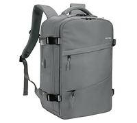 HOMIEE Zaino da Viaggio Aereo 32L Bagaglio a Mano 45x36x20 per Easyje Zaino Porta PC 15.6 Pollici Impermeabile Borsa da Cabina per Voli Antifurto per Scuola, Lavoro, Affari