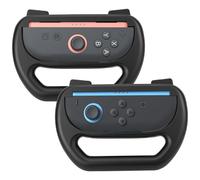 Homiflex Coppia di Volanti per Joy-Con Switch 2, 2 Confezioni Volante da Corsa Compatibili con Mario Kart 8, Nero