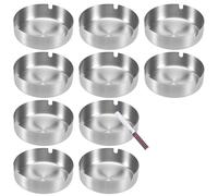 HOMIKLSA Posacenere per esterni, 10 pezzi, diametro 10 cm, moderno posacenere per interni ed esterni, balcone Home Office