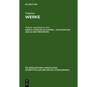 Homilien zu Samuel I, zum Hohelied und zu den Propheten (Copertina rigida)