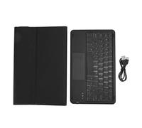 Hominas Custodia con tastiera per Mi Pad 6 Pro 11 pollici 2023 Modello Premium PU Custodia con supporto magnetico rimovibile Custodia protettiva per tastiera wireless Bluetooth (Nera)
