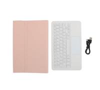 Hominas Custodia con tastiera per Mi Pad 6 Pro 11 pollici 2023 Modello Premium PU Custodia con supporto magnetico rimovibile Custodia protettiva per tastiera wireless Bluetooth (Rosea)