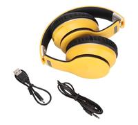 Hominas ELB4 Cuffie Bluetooth Auricolari wireless pieghevoli multifunzione per giochi sportivi (Giallo)