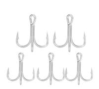 Hominas Pesca SPINATO AFFILATO in Metallo AD Alta Resistenza per Una Pesca EFFICIENTE AMI Pesca Grandi in Argento 20 PZ 6# (Taglia Grande 1/0# (10 Pezzi Venduti))