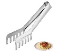 Hominas Pinza per Pasta 19 cm Inox, Tagliatelle Pinze Raccogli Oggetti Spaghetti in Acciaio Inossidabile a Forma di Pinza da Cucina per Spaghetti, Insalata