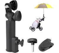 Hominas Portaombrelli Da Golf, Portaombrello Trolley Da Golf Regolabili Universali Accessori per Golf Cart