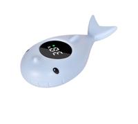 Homirty Termometro da Bagno Digitale, Termometro Bagnetto, Termometri Bagnetto Digitale, Termometri Acqua con Funzione di Avviso Della Temperatura a Luce LED (Blu)