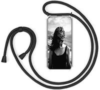 HomiTunky Custodia per Cellulare Girocollo per One Plus Nord CE4 5G Tracolla - Collana/Necklace Cordoncino,Practical Stylish Trasparente Silicone TPU Flessibile Antiurto Protettivo Cover