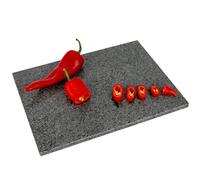 Homiu Tagliere in granito naturale, protezioni per piano di lavoro, resistenti al calore, adatto per carne, pesce e verdure, taglieri grandi, piano di lavoro resistente, 40 x 30 x 1,5 cm