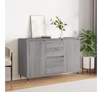 homiuse Credenze 104x35x70 cm Credenze Buffet Credenza Per Cucina Mobili Cassettiere Camera Da Letto Cassettone Legno Mobiletto Sala Credenze Basse Grigio Sonoma