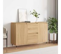 homiuse Credenze 104x35x70 cm Credenze Buffet Credenza Per Cucina Mobili Cassettiere Camera Da Letto Cassettone Legno Mobiletto Sala Credenze Basse Rovere Sonoma