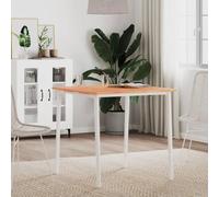 homiuse Piano per Tavolo Desktop di Apprendimento Multifunzionale Piano di Ricambio Quadrato per Tavolino da Caffè Banchi da Lavoro o Scrivanie Design Elegante Marrone 70x70x1,5 cm