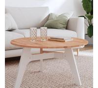 homiuse Piano per Tavolo Desktop di Apprendimento Multifunzionale Piano di Ricambio Rotondo per Tavolino da Caffè Banchi da Lavoro o Scrivanie Design Elegante Marrone 80x1,5 cm