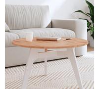 homiuse Piano per Tavolo Desktop di Apprendimento Multifunzionale Piano di Ricambio Rotondo per Tavolino da Caffè Banchi da Lavoro o Scrivanie Design Elegante Marrone 70x1,5 cm