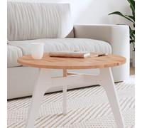 homiuse Piano per Tavolo Desktop di Apprendimento Multifunzionale Piano di Ricambio Rotondo per Tavolino da Caffè Banchi da Lavoro o Scrivanie Design Elegante Marrone 60x1,5 cm