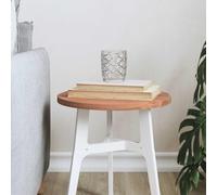 homiuse Piano per Tavolo Desktop di Apprendimento Multifunzionale Piano di Ricambio Rotondo per Tavolino da Caffè Banchi da Lavoro o Scrivanie Design Elegante Marrone 30x1,5 cm