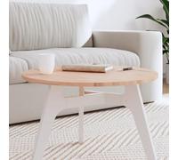homiuse Piano per Tavolo Multifunzionale Desktop di Apprendimento Piano di Ricambio Rotondo per Tavolino da Caffè Banchi da Lavoro o Scrivanie Design Elegante Marrone 60x1,5 cm