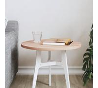 homiuse Piano per Tavolo Multifunzionale Desktop di Apprendimento Piano di Ricambio Rotondo per Tavolino da Caffè Banchi da Lavoro o Scrivanie Design Elegante Marrone 40x1,5 cm