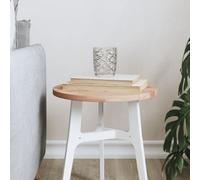homiuse Piano per Tavolo Multifunzionale Desktop di Apprendimento Piano di Ricambio Rotondo per Tavolino da Caffè Banchi da Lavoro o Scrivanie Design Elegante Marrone 30x1,5 cm
