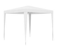 HOMIUSE Tendone per Feste 2,5x2,5 m Bianco Gazebo Esterno Resistente Gazebo Da Giardino Telo Per Gazebo Impermeabile Per Una Festa Ombreggiata Nel Cortile Della Terrazza Del Giardino