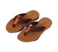 HomKuch Flip flop da uomo Arch Support Comodo Punta aperta Estate Spiaggia Cuscino Camminare Tanga Sandali Slip on pantofole