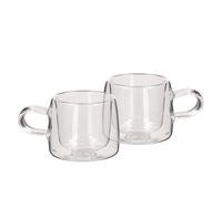 HOMLA CEMBRA Set di bicchieri a doppia parete 2 pz. 0,08 l