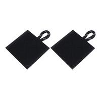 HOMMDECO Supporto radio per microfono nero, 2 pezzi, clip per microfono della polizia con perni ultra densi e forte trazione per gilet della polizia, accessori per forze dell'ordine
