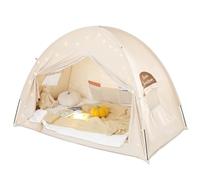 Hommi Lovvi Tenda per letto singolo per bambini, tenda oscurante per interni con baldacchino da sogno, tenda traspirante per la privacy per letti a castello, ideale per stanze con spifferi o spazi in