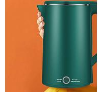 Homnova Bollitore Elettrico, 2 Litri di Grande capacità, Acciaio Inossidabile, Spegnimento Automatico E Funzione di Protezione Dall'ebollizione, Conservazione del Calore della Guarnizione,Verde