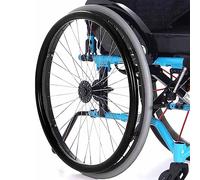 Homnova Copri Corrimano per Sedia A Rotelle, 24in, Blu, Silicone, Antiscivolo, Resistenti all'Usura, Compatibile con Rimorchio