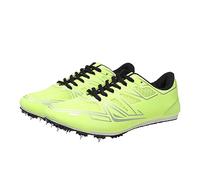 Homnova Track Spikes Scarpe Uomo Donna Scarpe Atletica Leggera Mesh Scarpe da Pista E da Campo Professionale 8 Chiodi Sprint Running Sneakers,Verde,40EU