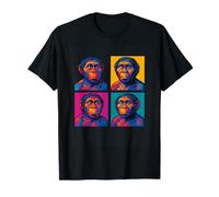 Homo Habilis Pop Art Evoluzione umana precoce Handy Man Maglietta